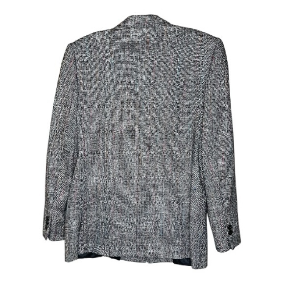 Vintage 80’s Bretton Place Gray Tweed Blazer and Skirt Sz 8 - Picture 2 of 7